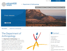 Tablet Screenshot of anthropology.at